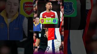 El Arsenal empató 00 frente al Everton en la Premier League 🚨💥arsenal everton premierleague [upl. by Oinimreh]