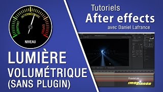 Lumière volumétrique  Tutoriels After effects en français [upl. by Head]