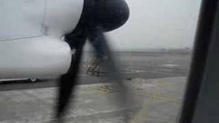 Engine start Bombardier Q400 [upl. by Ymmak]