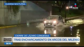 Cierre de la calzada Lázaro Cárdenas tras encharcamiento  Noticias GDL con Ricardo Camarena [upl. by Alfi]