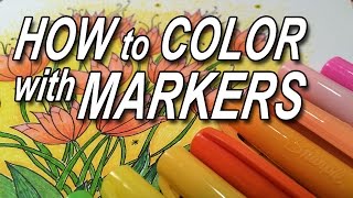 How to Color with Markers [upl. by Mandell]