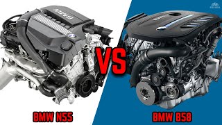 N55 vs B58 Battle of the BMW Engines [upl. by Hgielsa]