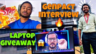 Genpact Interview  Job Search In Noida  Laptop Giveaway  Rajat Growth [upl. by Namron]