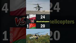 Poland vs Belarus Air Force Comparison 2024  Poland vs Belarus Military Power Comparison 2024 [upl. by Ethbinium]