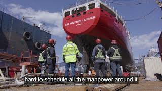 Completing the Vessel Life Extension of CCGS Sir Wilfrid Laurier [upl. by Rogers]