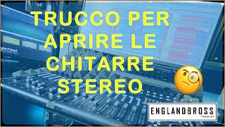 MIX  trucco per aprire le chitarre Stereo e leditor di Cubase in pillole [upl. by Chelsie]