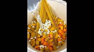 Como preparar un rico 🍝TALLARINES CON VERDURAS \Parte 2\ pastas inshot joelyower receta [upl. by Brass]