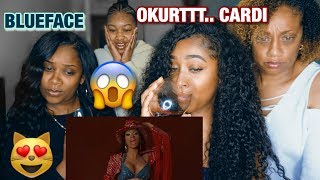 Blueface  Thotiana Remix ft Cardi B  REACTION [upl. by Anikes139]