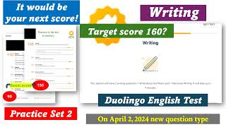 2024 New update Duolingo English Test Writing  Practice Set 2 [upl. by Solnit]