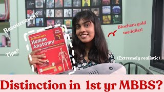 Distinction in 1st year MBBS  Resources and Tips [upl. by Ellehsim519]