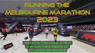 Running The Melbourne Marathon 2023 [upl. by Namrak]