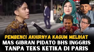 GIBRAN BERPIDATO DENGAN BAHASA INGGRIS KETIKA MASIH MENJADI WALIKOTA SOLO DI PARIS [upl. by Stevie627]