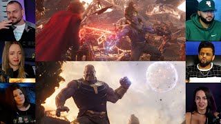 Thanos vs Avengers  Avengers  Infinity War  Reaction Mashup  avengers [upl. by Cherie144]