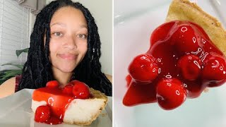 The BEST vegan baked cheesecake recipe  NO CASHEWS  Vegan thanksgiving recipes [upl. by Korwun673]