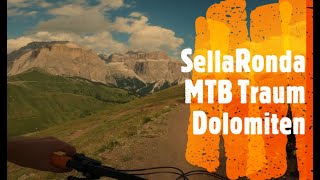 SellaRonda MTB tour Dolomiten inkl gpx [upl. by Riba]