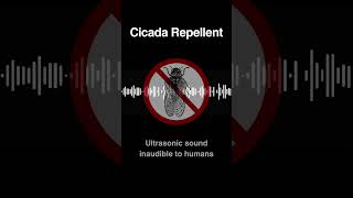 Cicada Deterrent  Ultrasonic sound inaudible to humans Not compatible with iPhone Shorts [upl. by Adnovad]