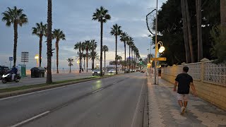 Walking from Sunset Beach Club Hotel to Puerto Mrina  Benalmadena  Malaga [upl. by Bazar262]