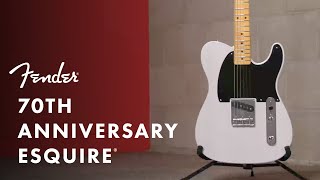 70th Anniversary Esquire  Fender [upl. by Rafaela]