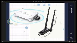 Prezentare Repeater WIFI portabil USB  24Ghz amp 5Ghz TEMU [upl. by Odine]