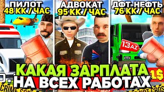 КАКАЯ САМАЯ ПРИБЫЛЬНАЯ РАБОТА на АРИЗОНА РП 😎 СКОЛЬКО ПЛАТЯТ в ЧАС на ВСЕХ РАБОТАХ на ARIZONA RP [upl. by Preciosa]