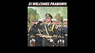 President Xi holds welcome ceremony for Indonesian president shortsviral [upl. by Lilybel]