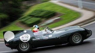 Mille Miglia 2014 Joining Jaguar Leno Kidd Senna and Brundle [upl. by Sert]