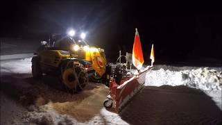 Bester Schneepflug auf DIECI Teleskopstapler [upl. by Aennyl870]