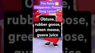 The Fairly Oddparents Theme Lyrics [upl. by Bremen248]