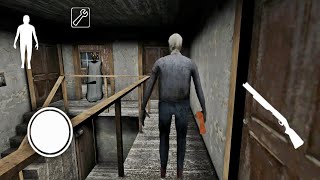 Playing as Grandpa in Grannys Old House  Granny Outwitt Mod [upl. by Jon]