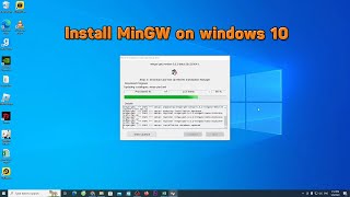 How to download MinGW w64 installation on Windows 10 [upl. by Lokin]