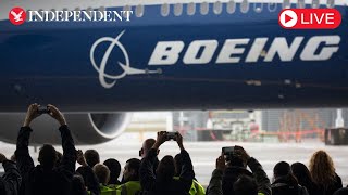 Live Boeing workers vote on whether to strike and shut down aircraft production [upl. by Aiselad]