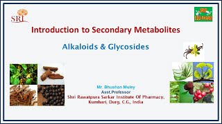 quotIntroduction to Secondary Metabolites Alkaloids amp Glycosidesquot [upl. by Adnahsal]