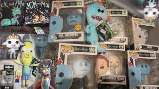 Rick and morty merch HAUL  funko pops  Tshirts tinkles and ghost in the jar Mr poopybuttwhole [upl. by Corty]