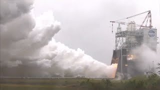 SLS RS25 Engine Test 4 April 2019 [upl. by Glynis]