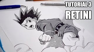 COME USARE I RETINI • Corso di Disegno Manga e Fumetto Tutorial 3 [upl. by Vernice]