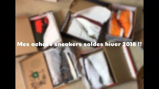 Mes achats sneakers soldes hiver 2018 [upl. by Lumbard]