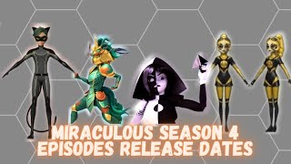 PENALTEAM QILIN RELEASE DATES AND MORE MIRACULOUS SEASON 4 EPISODES [upl. by Grodin]