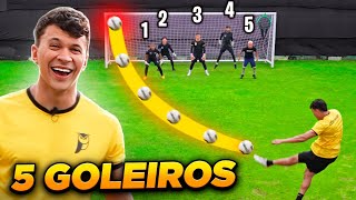 AMADORES vs 5 GOLEIROS SERÁ QUE DÁ PRA FAZER GOL 😱⚽️ [upl. by Kane]