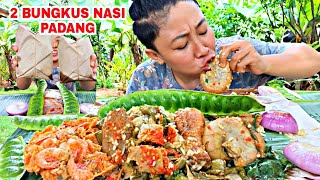 DINART HAJAR 2 BUNGKUS NASI PADANG 😱 HABIS [upl. by Matelda]