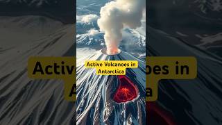 Active Volcanoes in Antarctica AntarcticaFacts MountErebus Volcanoes DidYouKnow FrozenFire [upl. by Fernand934]