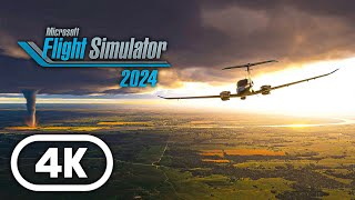 Microsoft Flight Simulator 2024 Trailer 2024 4K [upl. by Esadnac]