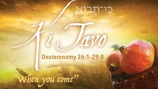 50a Ki Tavo  Dvar Torah about what to when we come into the land of our inheritance in Israel [upl. by Britta]