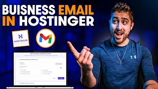 How to Setup A Professional Email Address With Hostinger amp Gmail 2023 [upl. by Llovera510]