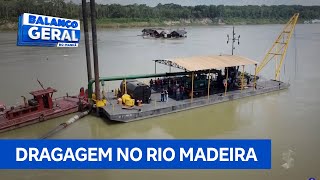 Obras de dragagem em 10 pontos entre Manicoré e Porto Velho [upl. by Saxena]