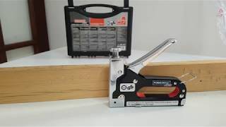 HOW TO USE STAPLER  NAILER [upl. by Ydnac]