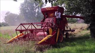 Oldtimer Einsatz Bautz Mähdrescher T600 Baujahr 1961 [upl. by Akihsar652]