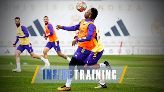 Real Madrid prepare for UCL round of 16 second leg [upl. by Nuhsal]