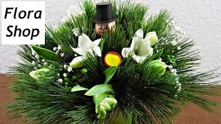 Floristik Profi Blumenstrauß für die Silvesterparty binden ❁ Mitbringsel Geschenkidee selber machen [upl. by Warfore]