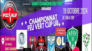 Championnat Feu Vert U8 Cup  As SaintÉtienne 1 vs Fc Vaulx en Velin  U8 GENERATION 2017 [upl. by Dnalel]