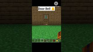 Minecraft Doorbell Build 🔔 shorts [upl. by Newcomer]